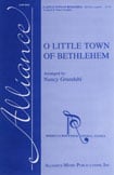 O Little Town of Bethlehem SSAATB choral sheet music cover